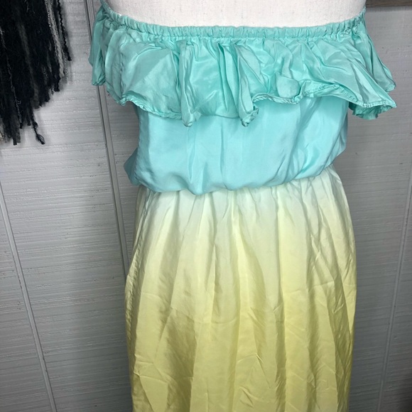 Lilly Pulitzer silk tube top high/low ombré dress - Picture 8 of 16